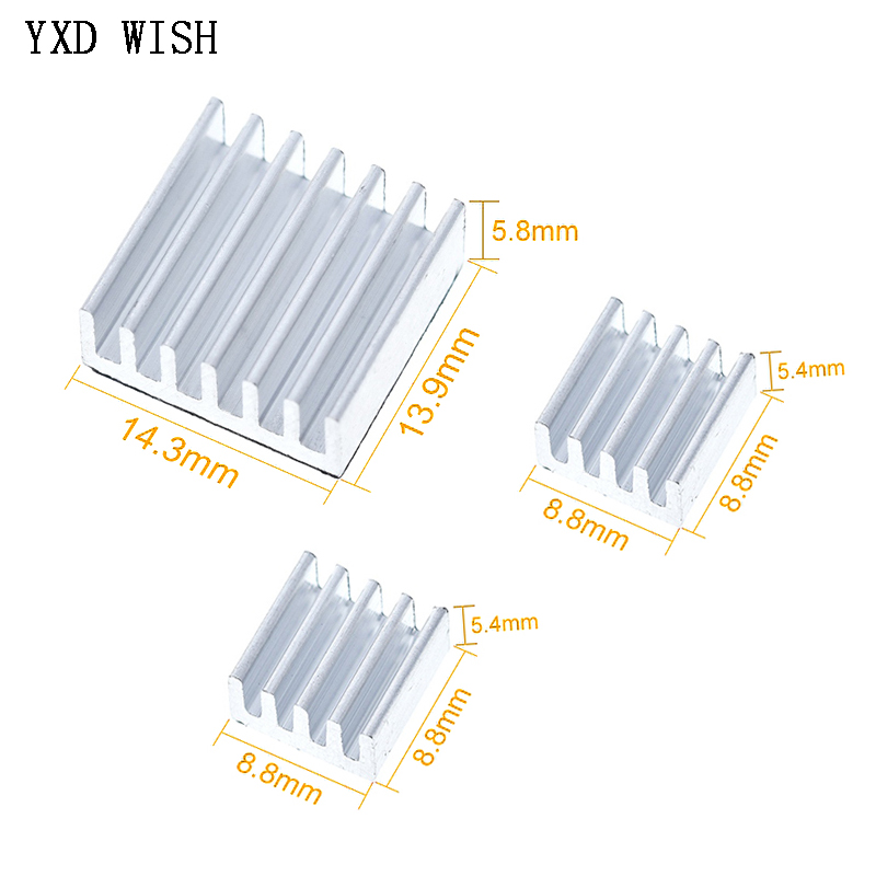 Raspberry Pi Water Cooling Kit - 30 Móc Nhôm Tản Nhiệt Bộ