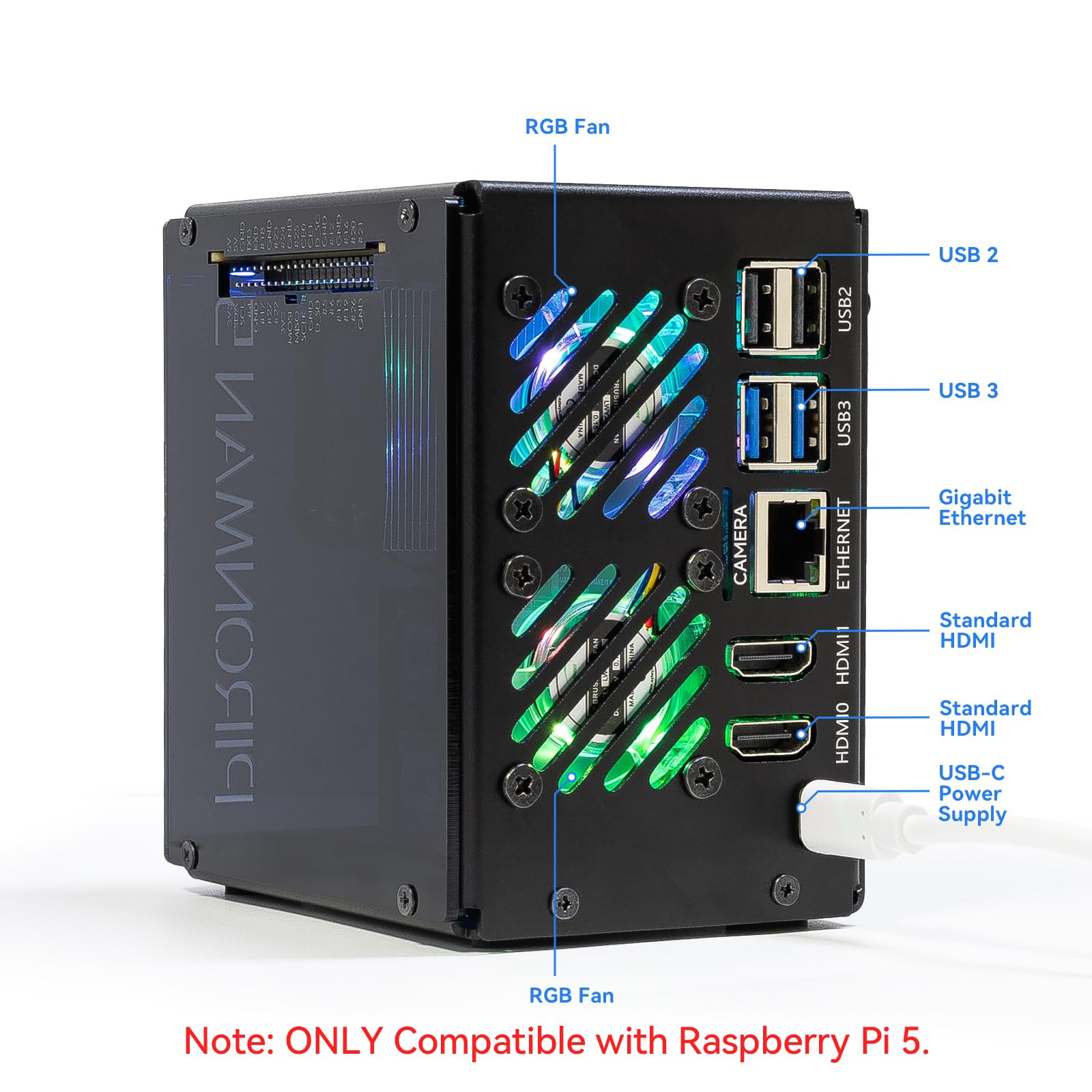 Pironman 5-MAX Dual NVMe M.2 S - đánh giá và giá Raspberry Pi Ai Kit Hailo-8L