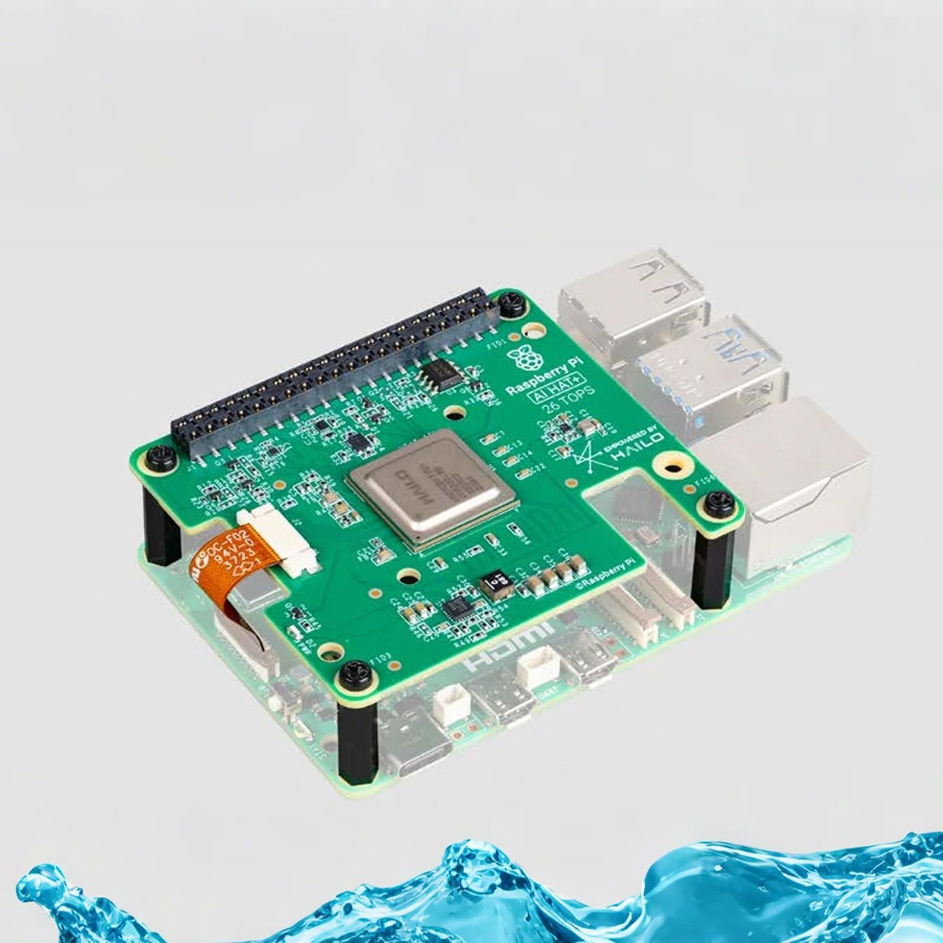 Raspberry Pi Al HAT+ Features  - đánh giá và giá Raspberry Pi Ai Kit Hailo-8L